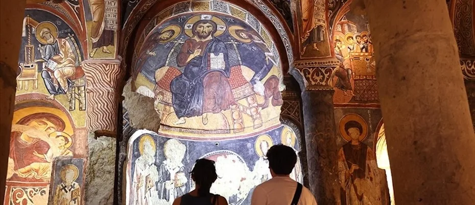 Kapadokya’daki Karanlık Kilise’nin freskleri 10 yılda 1 milyondan fazla ziyaretçiyi ağırladı