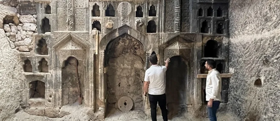 Nevşehir’de temizlenen odunluğun 6 asırlık ibadethane olduğu ortaya çıktı