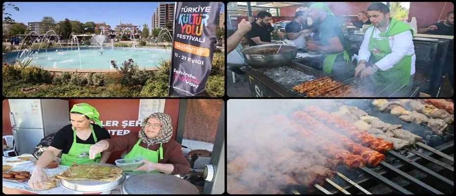 GastroAntep Kültür Yolu Festivali yoğun ilgiyle sürüyor