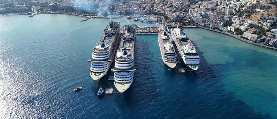 Kruvaziyer turizminde yıl sonunda 2 milyon yolcu rekoru bekleniyor