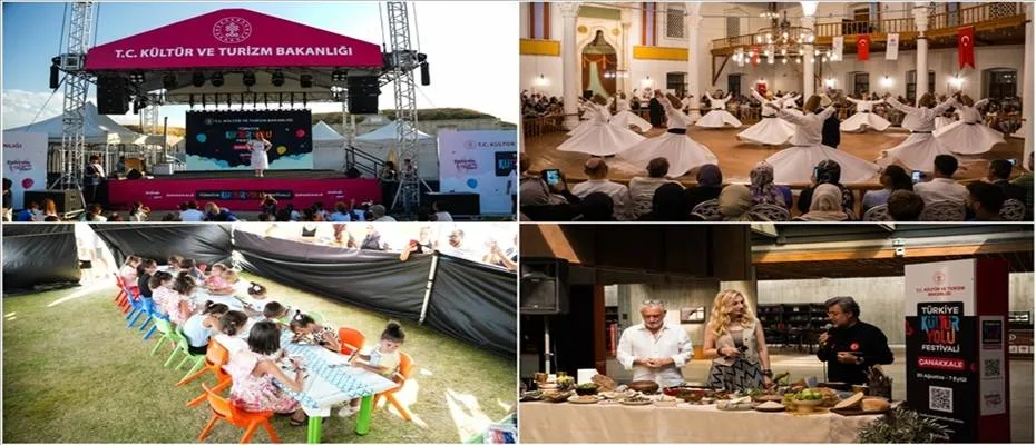 Türkiye Kültür Yolu Festivali Çanakkale’de sürüyor