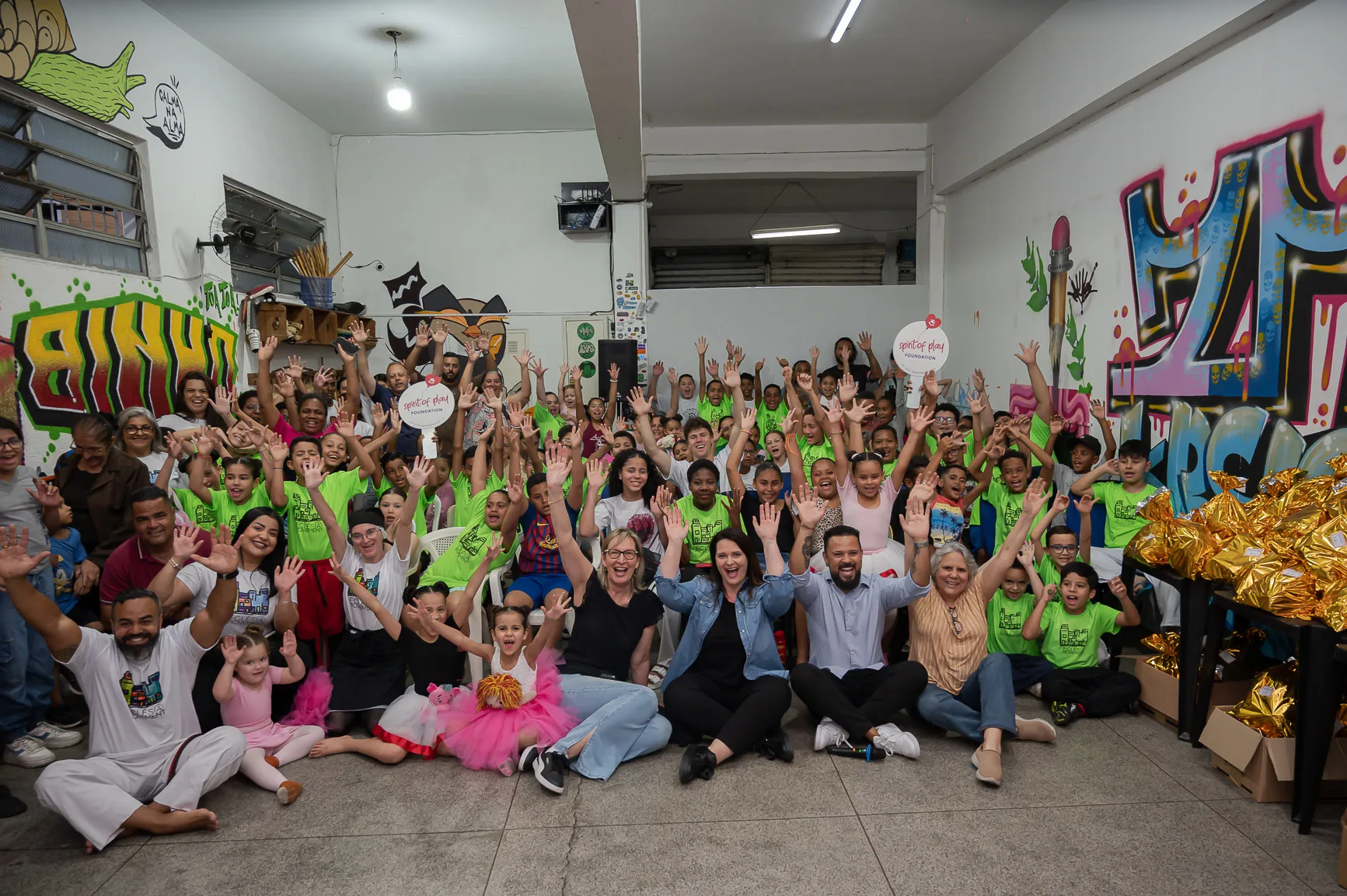 Spirit of Play Vakfı Brezilya’da Çocuklara Umut Olmaya Devam Ediyor