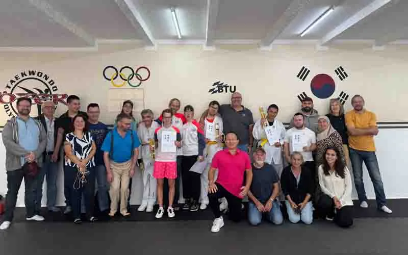 Engelli sporcular kuşak sınavını geçti