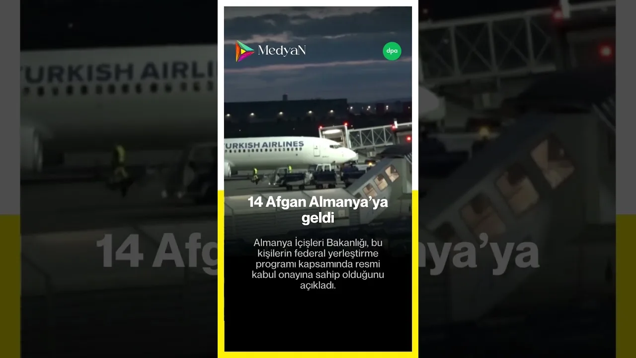 14 Afganistan vatandaşı Almanya’ya geldi