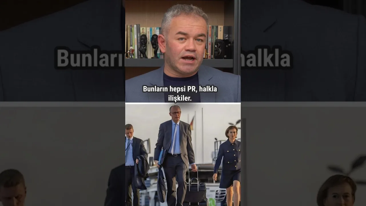 Almanya Başbakanı neden valizini kendi taşıdı?