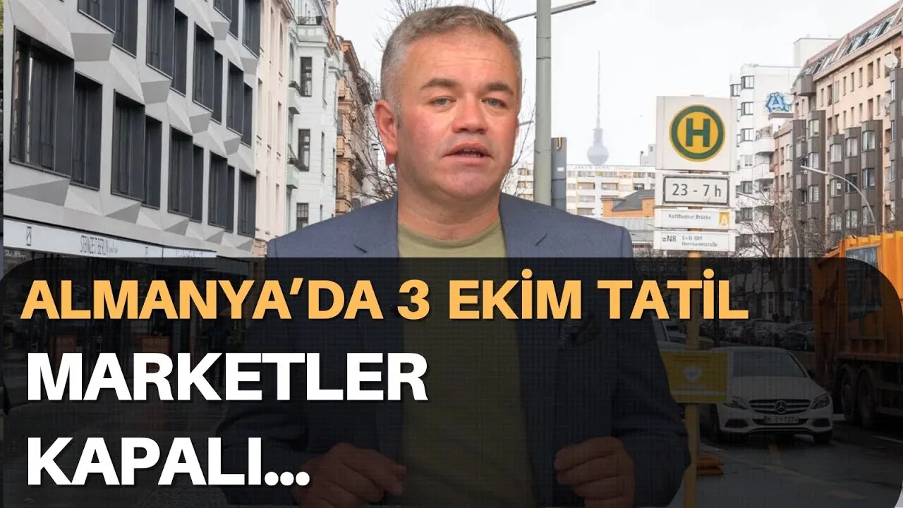 Almanya’da 3 Ekim tatil: Marketler kapalı
