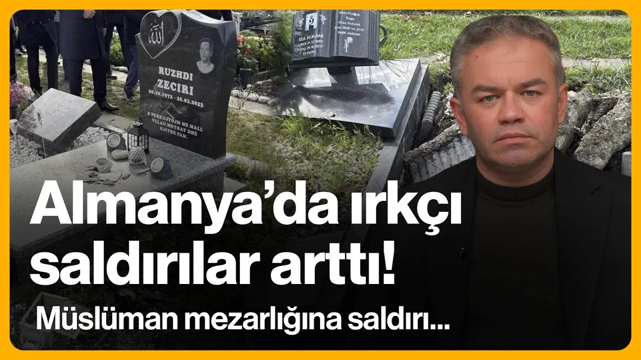 Almanya’da ırkçı saldırılar arttı! Müslüman mezarlığına saldırı