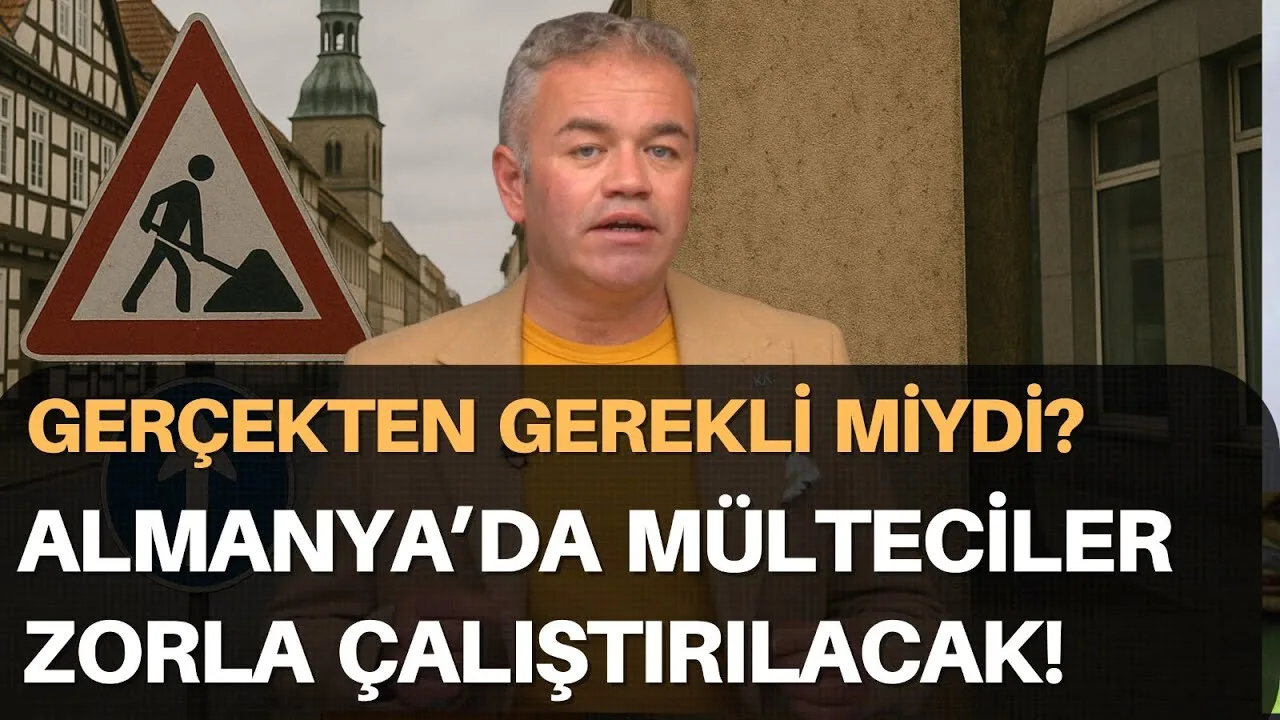 Almanya’da mülteciler zorla çalıştırılacak!