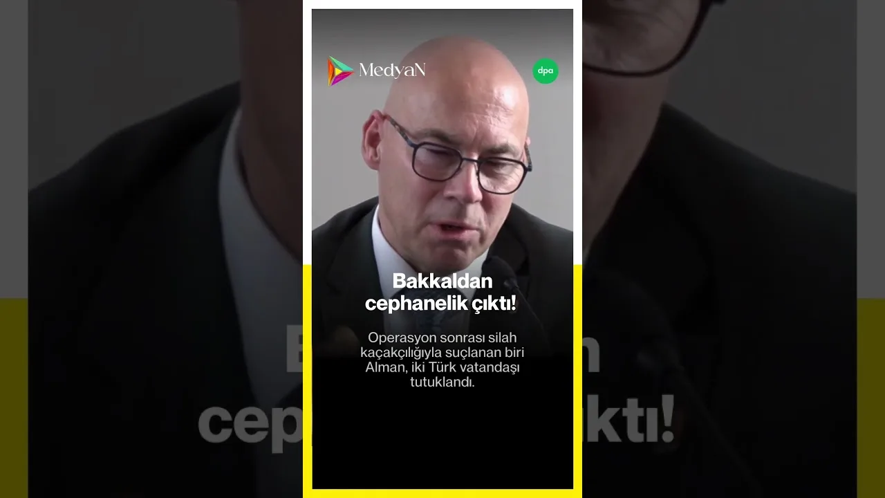 Almanya’da bakkaldan cephane çıktı