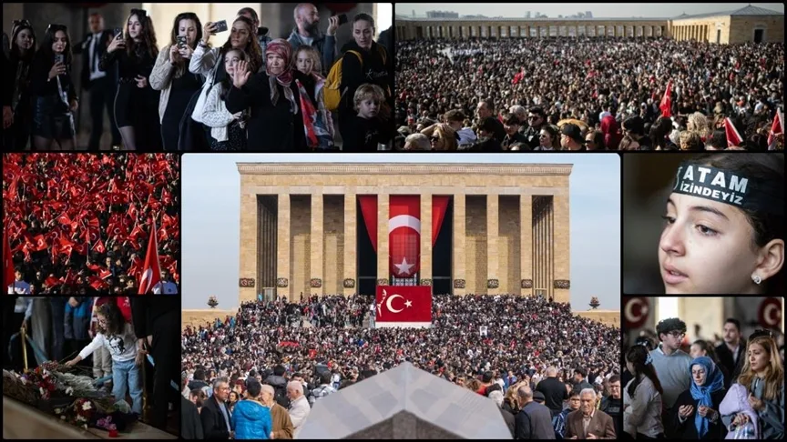 Anıtkabir’de ziyaretçi akını