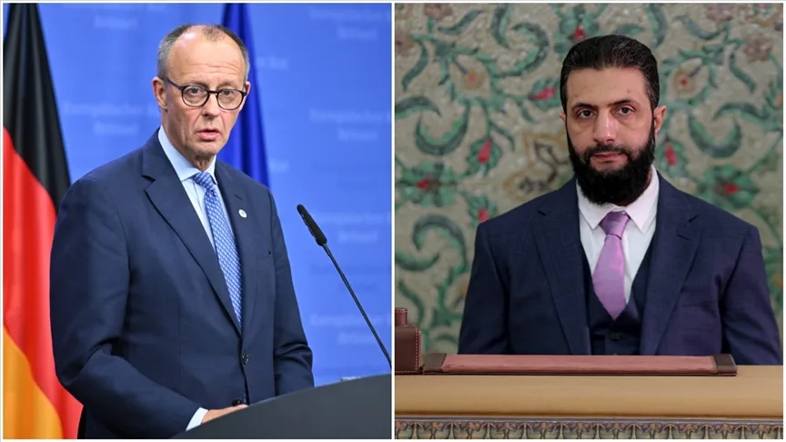 Merz, Şara’yı Almanya’ya davet etti