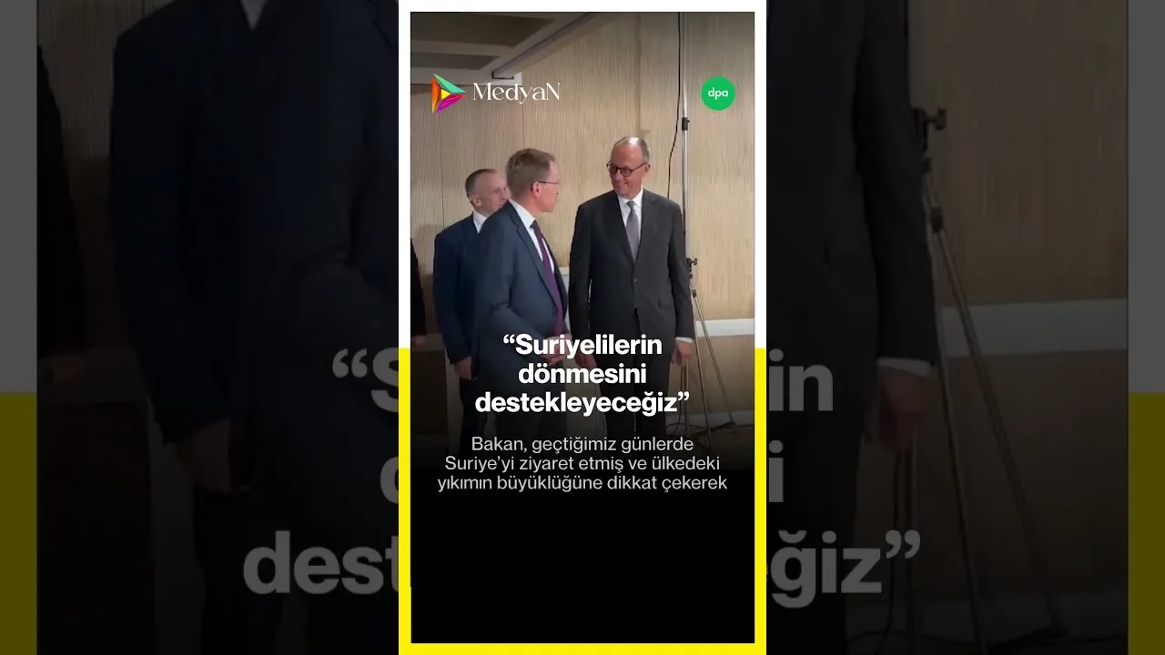 Merz: “Suriyelilerin geri dönüşünü destekleyeceğiz”