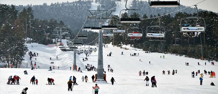Sarıkamış Kayak Merkezi suni karlama sistemiyle sezona hazır