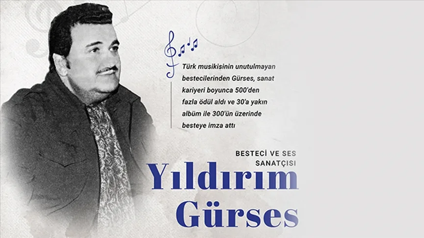 Türk müziğine 400’e yakın beste kazandıran sanatçı: Yıldırım Gürses