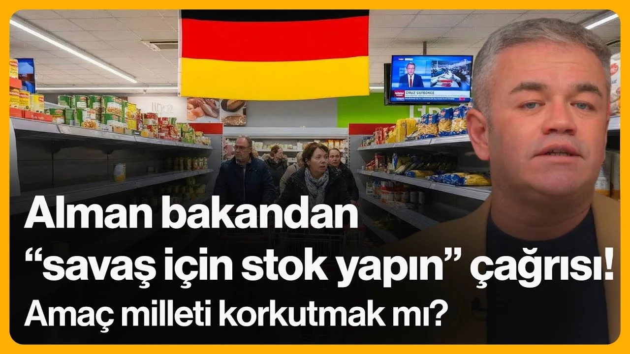 Alman bakandan “savaş için stok yapın” çağrısı!