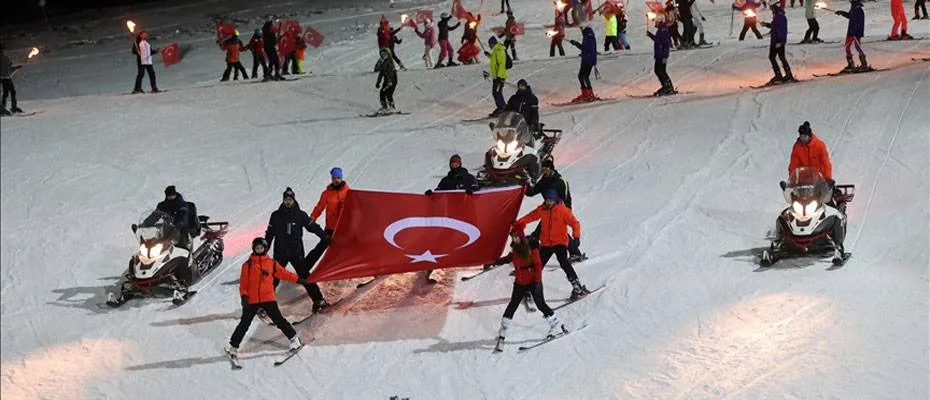 Yıldız Dağı’nda kayak sezonu başladı