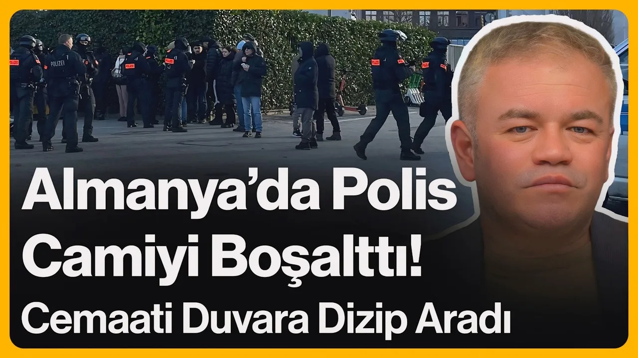 Almanya’da Polis Camiyi Boşalttı! Cemaati Duvara Dizip Aradı