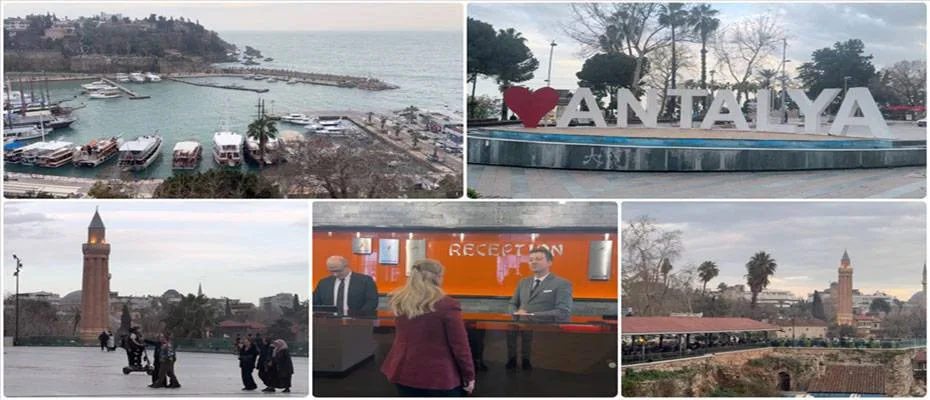 Antalya yarıyıl tatilinde yerli turistle canlandı