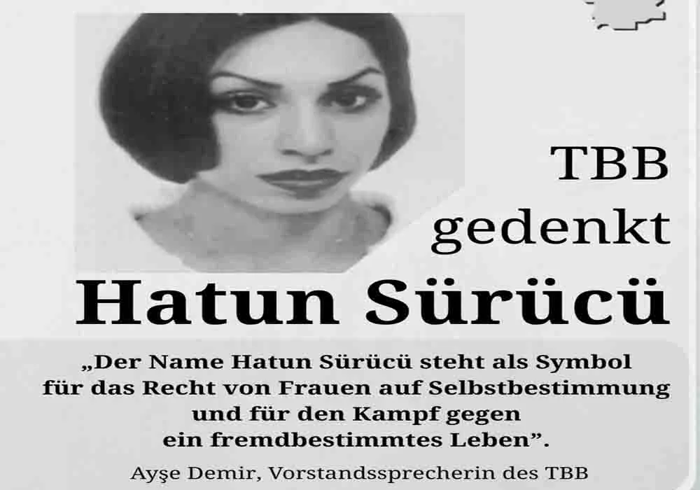 TBB, Hatun Sürücü’yü Ölümünün 21. Yılında Andı