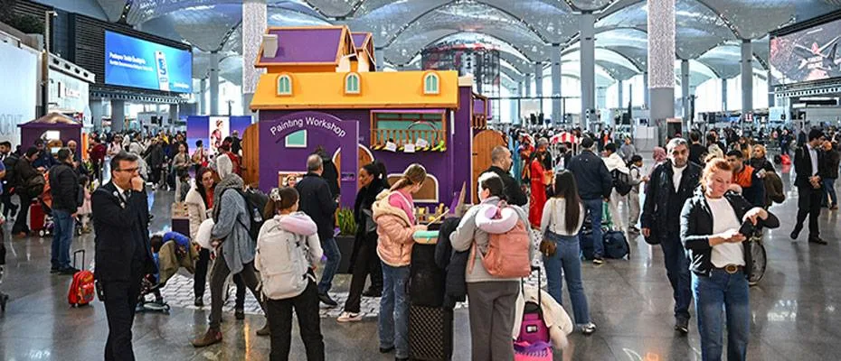 İstanbul Havalimanı’nda Ramazan Köyü yolcularla buluştu