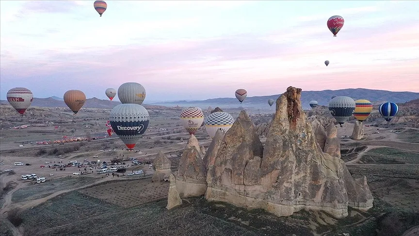Kapadokya’da geçen yıl balon turlarına 754 bin 98 kişi katıldı