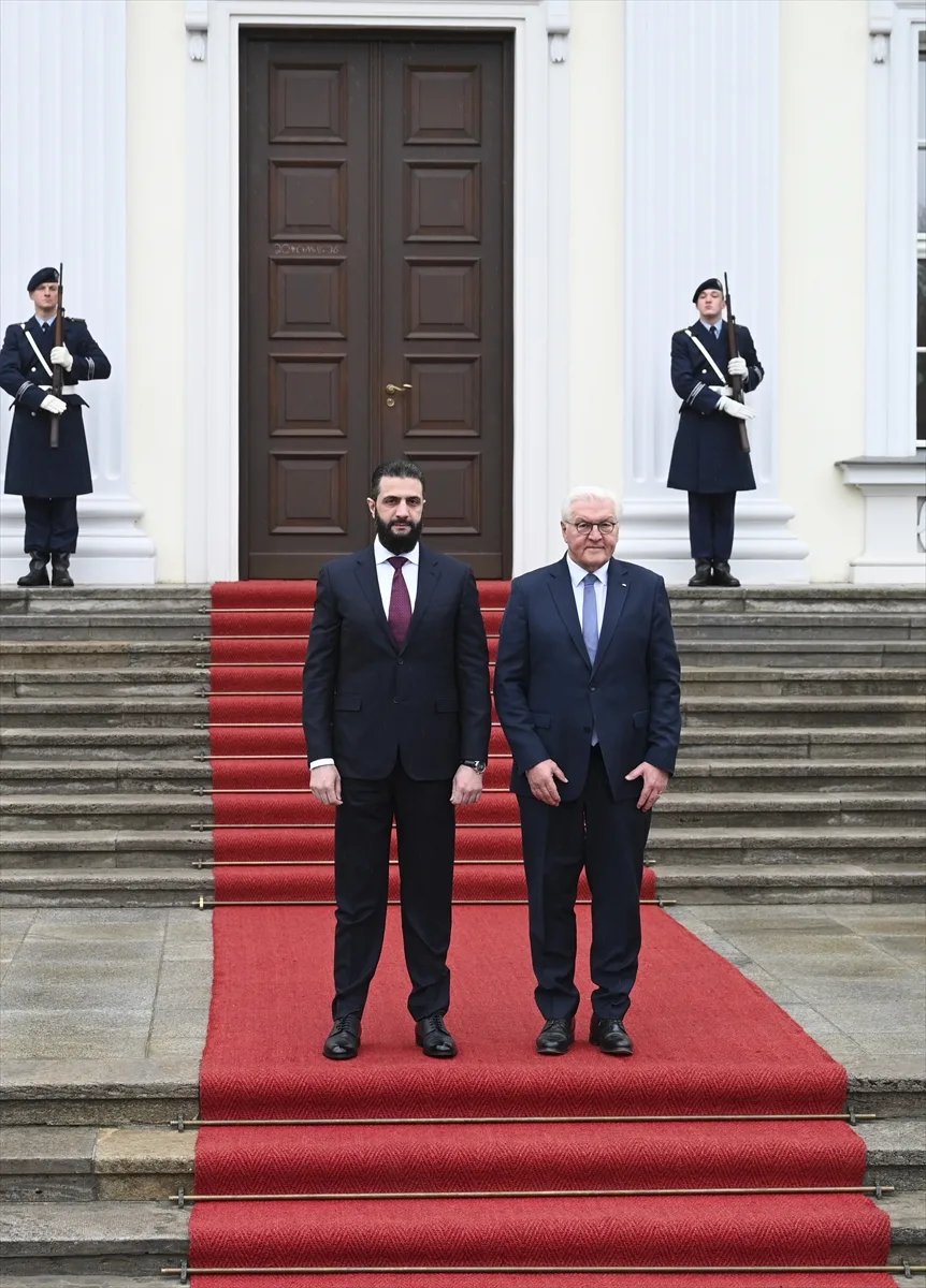 Suriye Cumhurbaşkanı Şara, Berlin’deki üst düzey temaslarına başladı