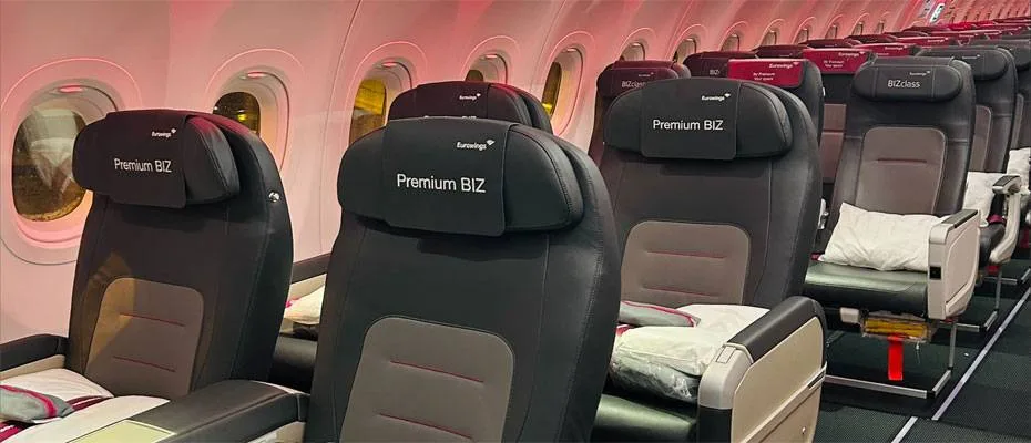 Eurowings orta menzilde Premium koltuk düzenine geçiyor