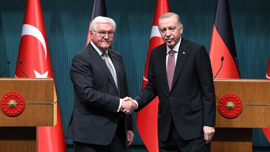 Erdoğan, Almanya Cumhurbaşkanı Steinmeier ile telefonda görüştü
