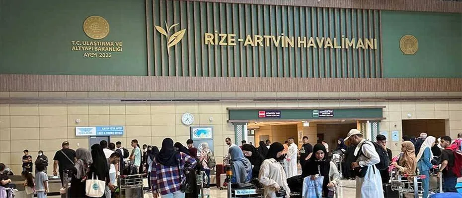 Rize-Artvin Havalimanı yolcu sayısını artırdı