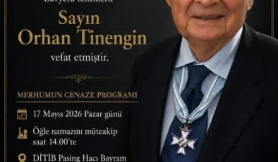 DUAYEN GAZETECİ ORHAN TİNENGİN’E VEDA