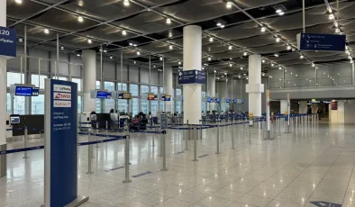 Frankfurt Havalimanı’nın yolcu sayısı yüzde 11 azaldı