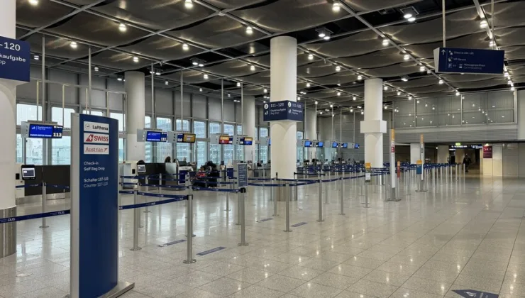 Frankfurt Havalimanı’nın yolcu sayısı yüzde 11 azaldı