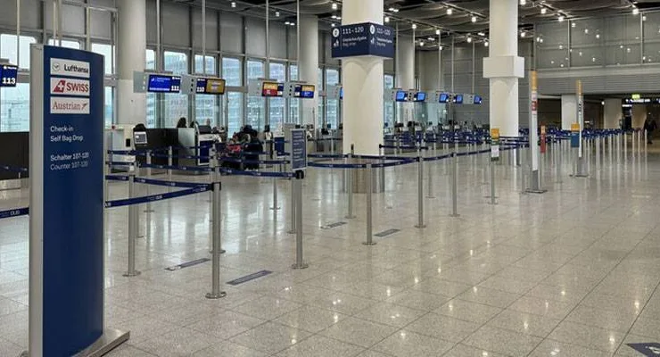 Frankfurt Havalimanı’nda Yolcu Sayısı Nisan Ayında Sert Düştü
