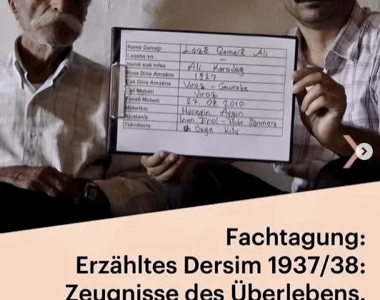 Dersim Arşivi Berlin’de Açılıyor