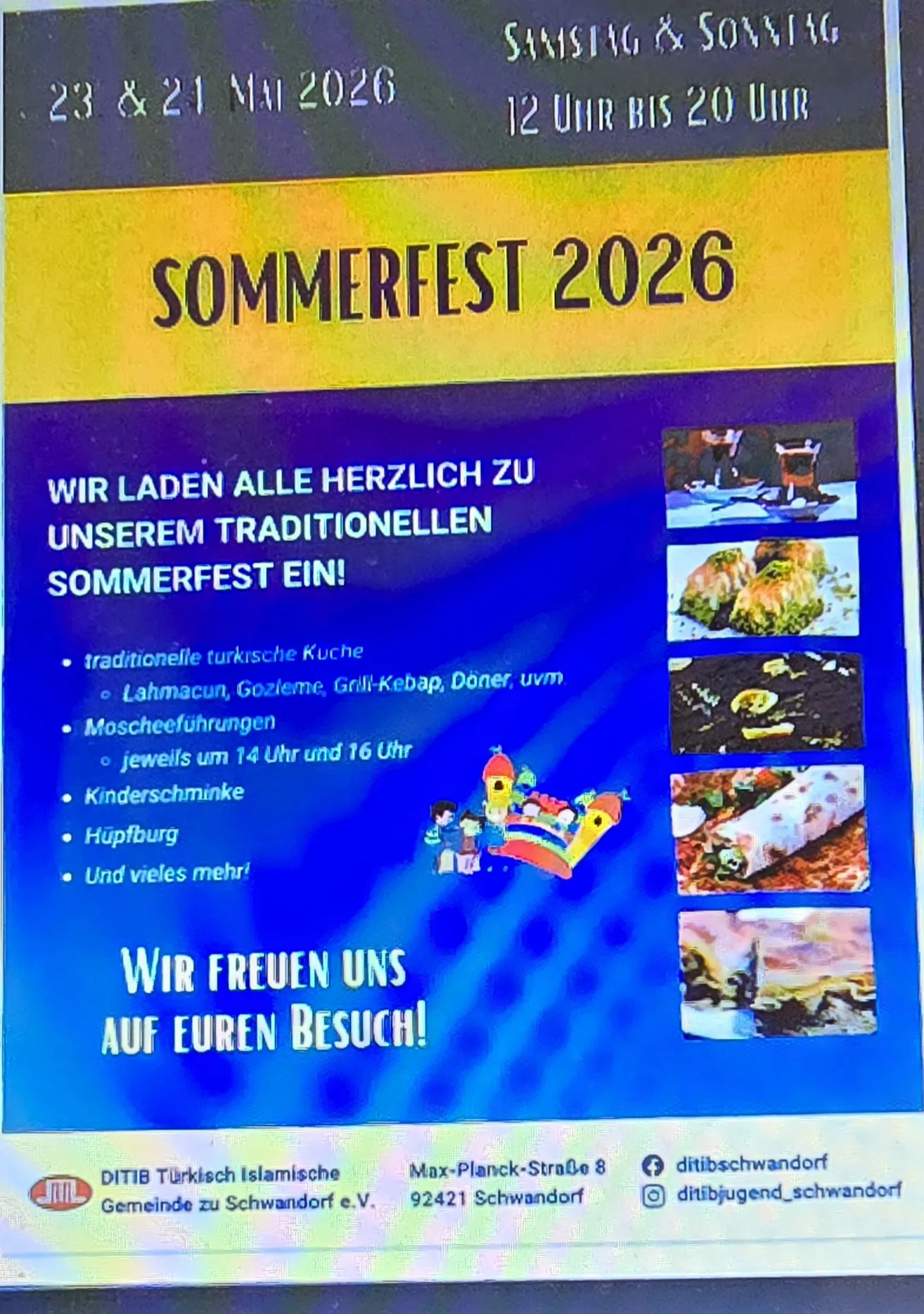 DİTİB Schwandorf Türk İslam Cemiyeti’nden Yaz Festivali