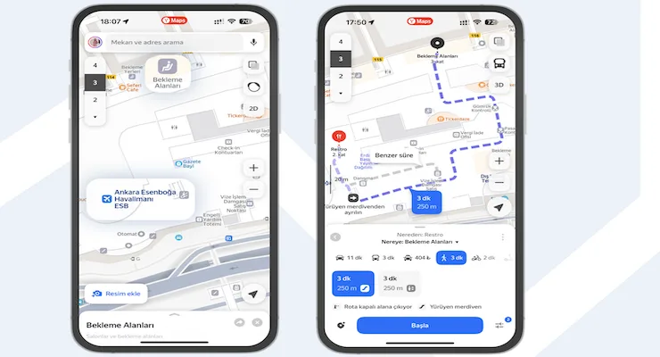 Havalimanlarında iç mekân navigasyonu yaygınlaşıyor