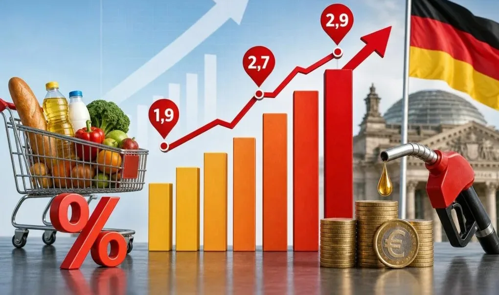 Almanya’da Enflasyon Nisan’da Yüzde 2,9’a Yükseldi
