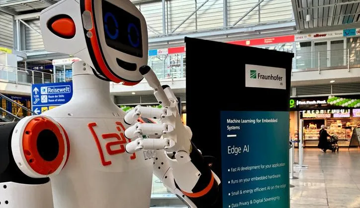 İnsansı Robot Yolculara Rehberlik Ediyor