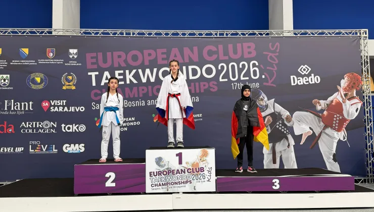 Avrupa Kulüpler Tekvando Şampiyonası’nda Taekwondo Özer Rüzgârı