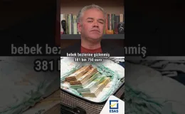 Bebek bezlerinin arasına 382 bin euro saklayan yolcu…