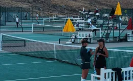 Erciyes’te yedi haftalık uluslararası tenis maratonu başladı