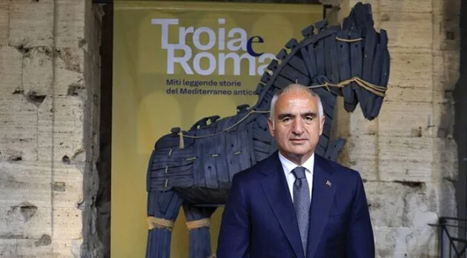 Ersoy: Kolezyum’daki Troya Sergisi turizm tanıtımında güçlü sonuçlar veriyor