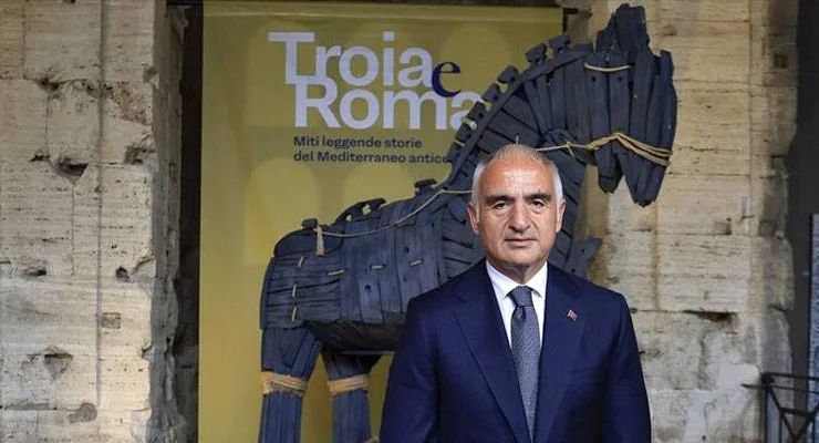 Ersoy: Kolezyum’daki Troya Sergisi turizm tanıtımında güçlü sonuçlar veriyor