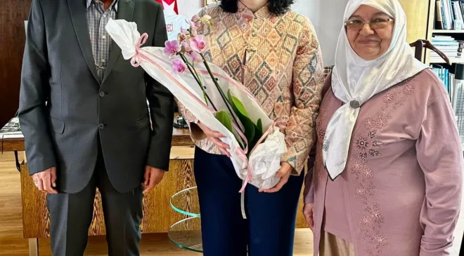 Kamile Erdemir’den Başkonsolos Cebeci’ye Ziyaret