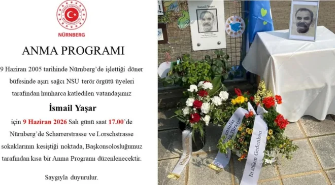 NSU Terörünün Kurbanı İsmail Yaşar, Katledildiği Sokakta Anılacak