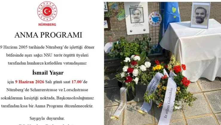 NSU Terörünün Kurbanı İsmail Yaşar, Katledildiği Sokakta Anılacak